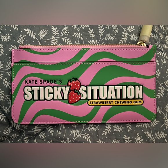 kate spade Handbags - Kate Spade Pink “Sticky Situation” Card Holder NWT